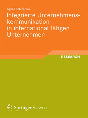 cover image of Integrierte Unternehmenskommunikation in international tätigen Unternehmen